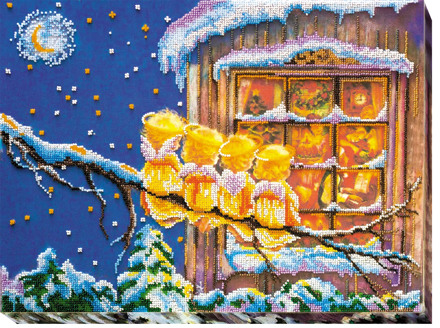 Bead Embroidery Kit Main Bead Embroidery Kit Сute angels