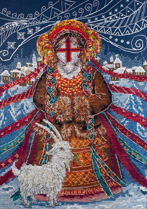 Cross Stitch Kit Cross-stitch kits Winter motanka doll (Ethnic themes)