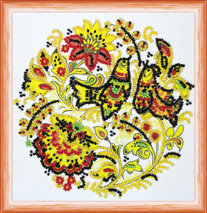 Bead Embroidery Kit Mini Bead embroidery kit The birds are singing