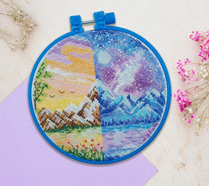Cross Stitch Kit Cross-stitch kits Noon and midnight