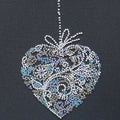 Bead Embroidery Kit Mini Bead embroidery kit Lace heart