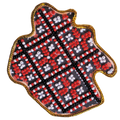 Magnets Bead Embroidery Kit Kits for embroidery with beads magnets "Map of Ukraine" Vinnytsia region