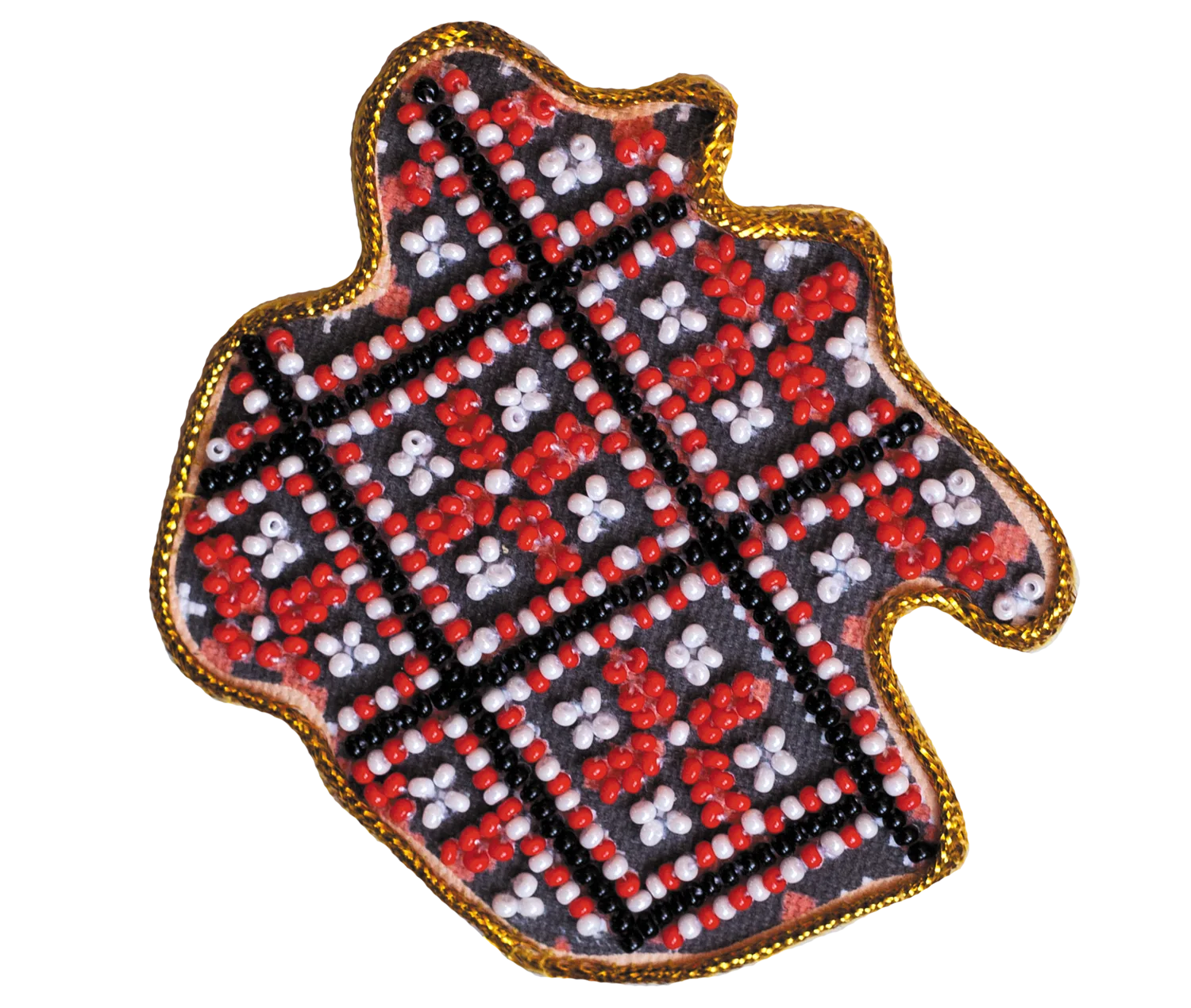 Magnets Bead Embroidery Kit Kits for embroidery with beads magnets "Map of Ukraine" Vinnytsia region