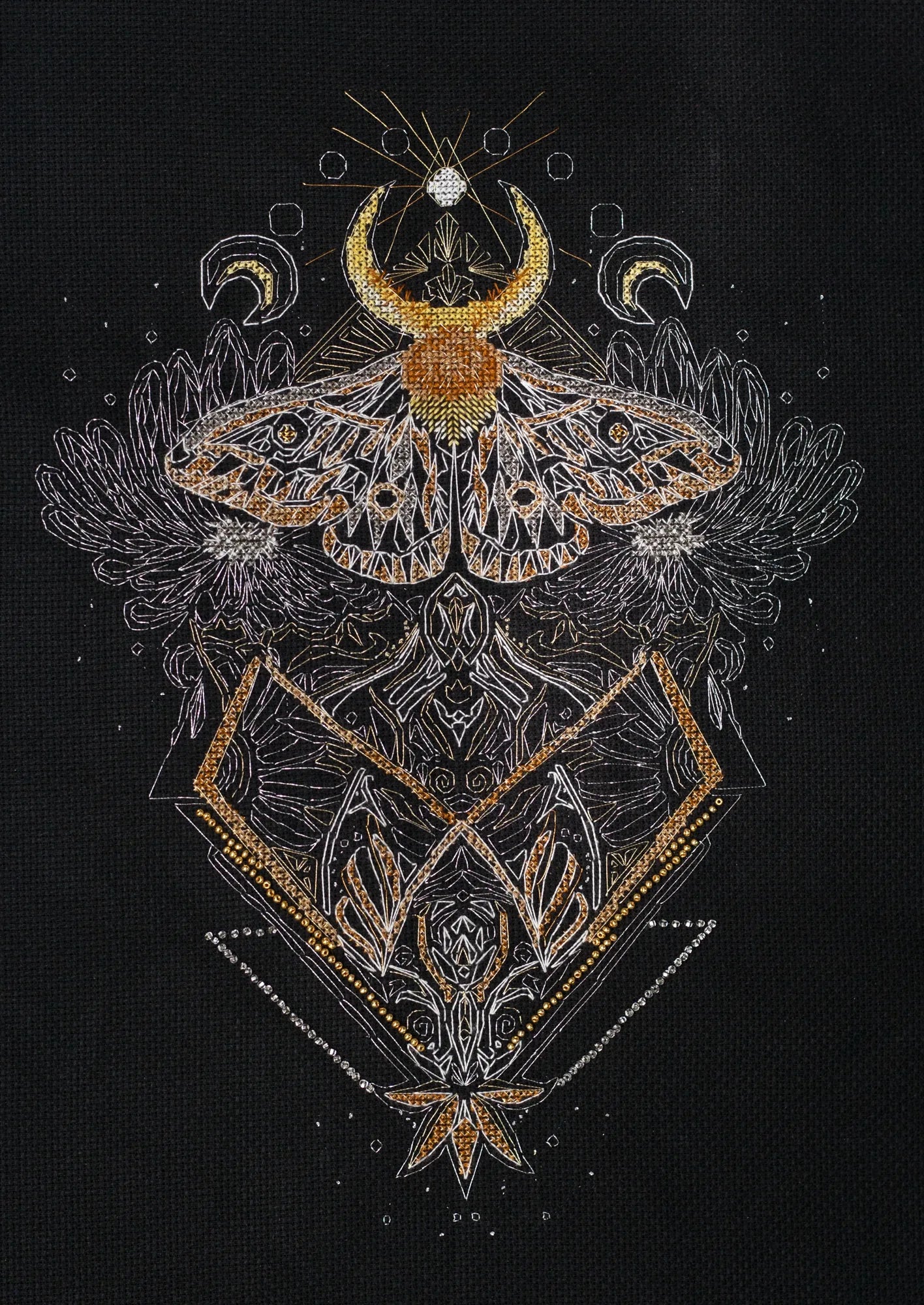 Cross Stitch Kit Cross-stitch kits Night moth