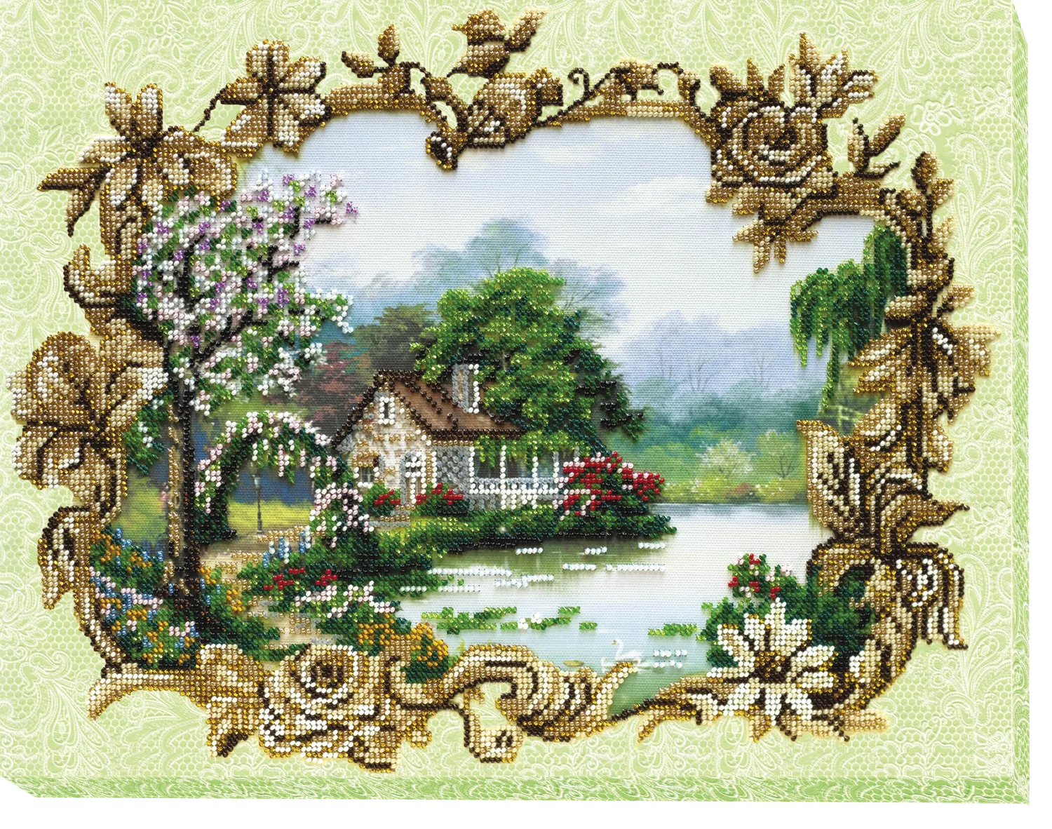 Bead Embroidery Kit Main Bead Embroidery Kit Watery waste