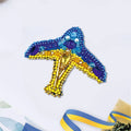 Brooch Embroidery Kit Decoration "Mriya" is indestructible