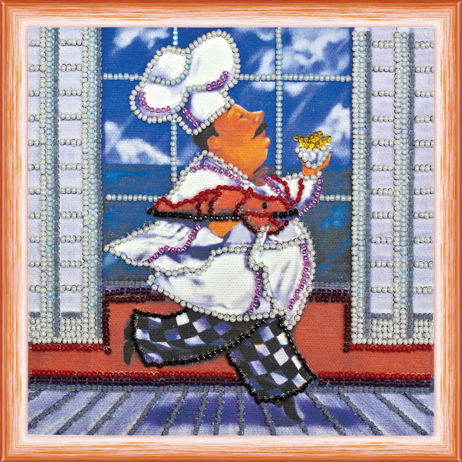 Bead Embroidery Kit Mini Bead embroidery kit Cheer cook
