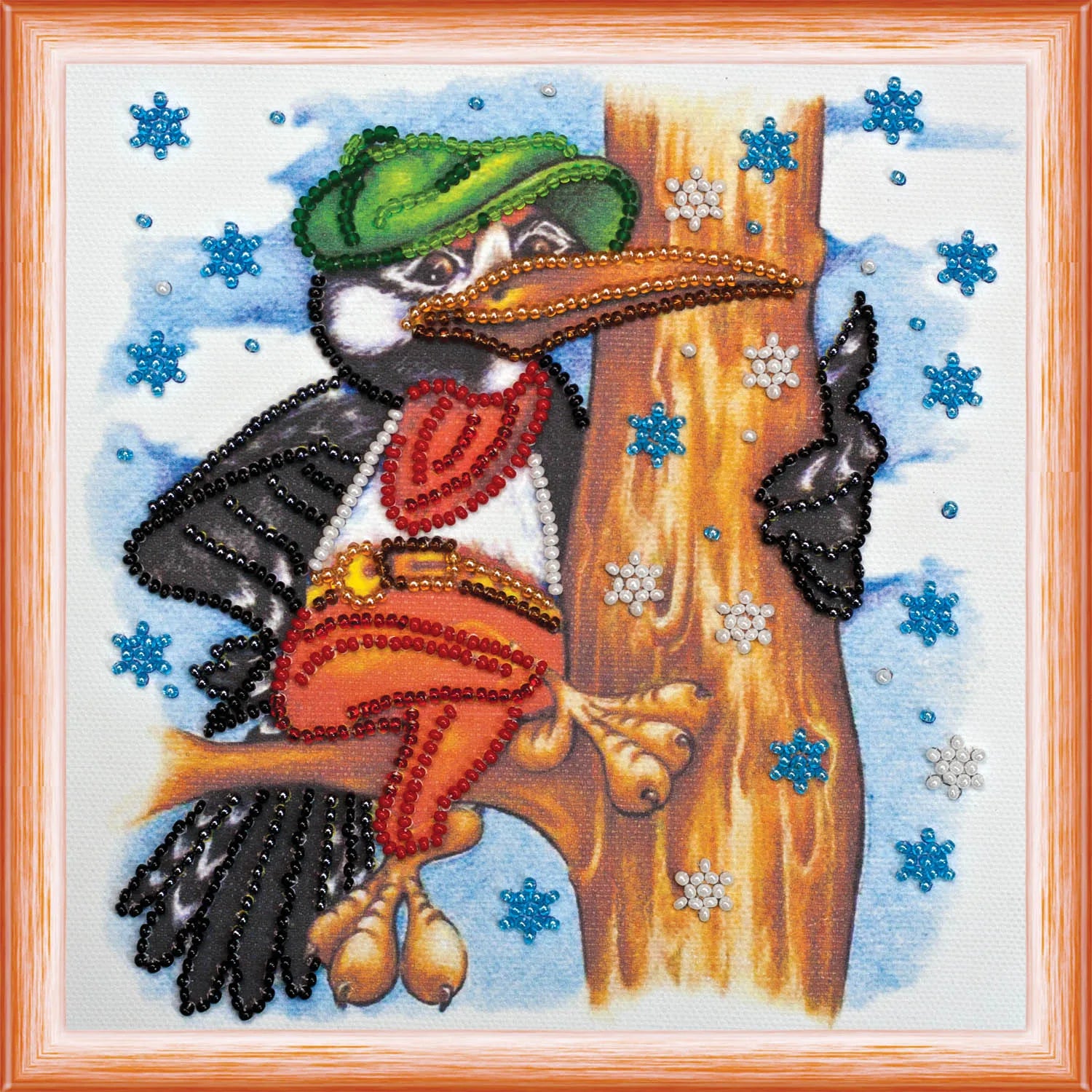 Bead Embroidery Kit Mini Bead embroidery kit Woodpecker