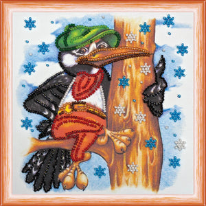 Bead Embroidery Kit Mini Bead embroidery kit Woodpecker