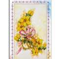 Postcards Bead Embroidery Kit Postcard-envelope for microbead embroidery Wedding flowers