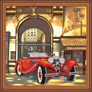 Bead Embroidery Kit Auto Retro – 1