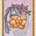 Postcards Bead Embroidery Kit Postcard bead embroidery kits Happy Wedding – 5