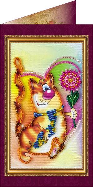 Postcards Bead Embroidery Kit Postcard Bead embroidery kit Congratulations – 4