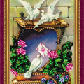 Postcards Bead Embroidery Kit Postcard Bead embroidery kit With love – 1