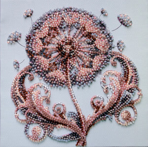 Bead Embroidery Kit Mini Bead embroidery kit Weightless tenderness
