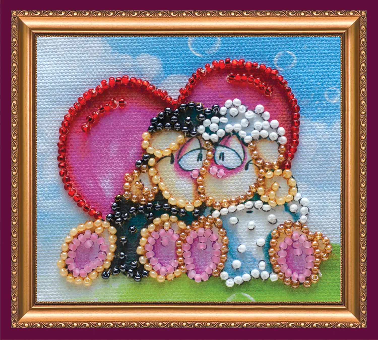 Magnets Bead Embroidery Kit Enamoured woollies – 2