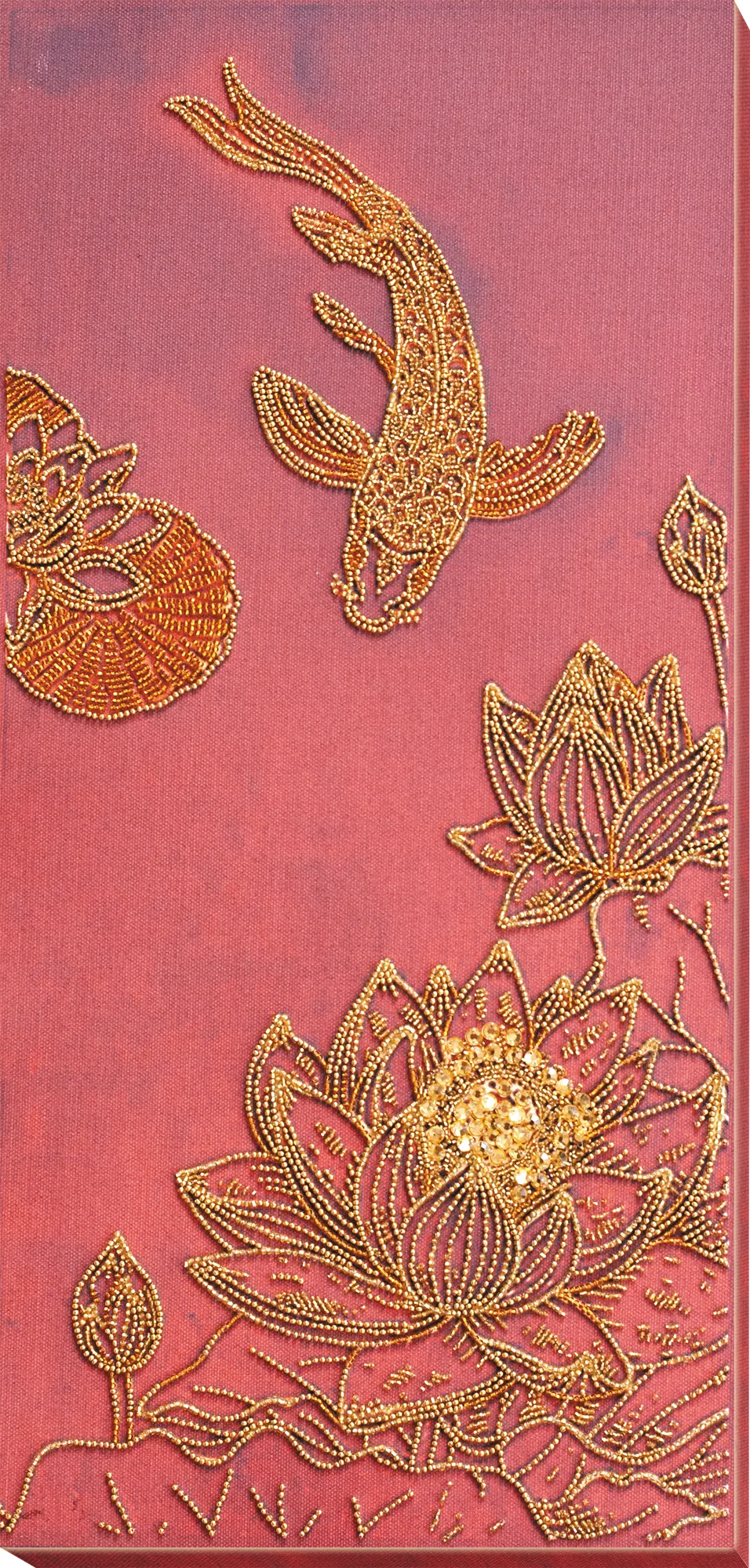 Bead Embroidery Kit Main Bead Embroidery Kit Koi red