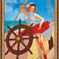 Bead Embroidery Kit Main Bead Embroidery Kit Sailor girl