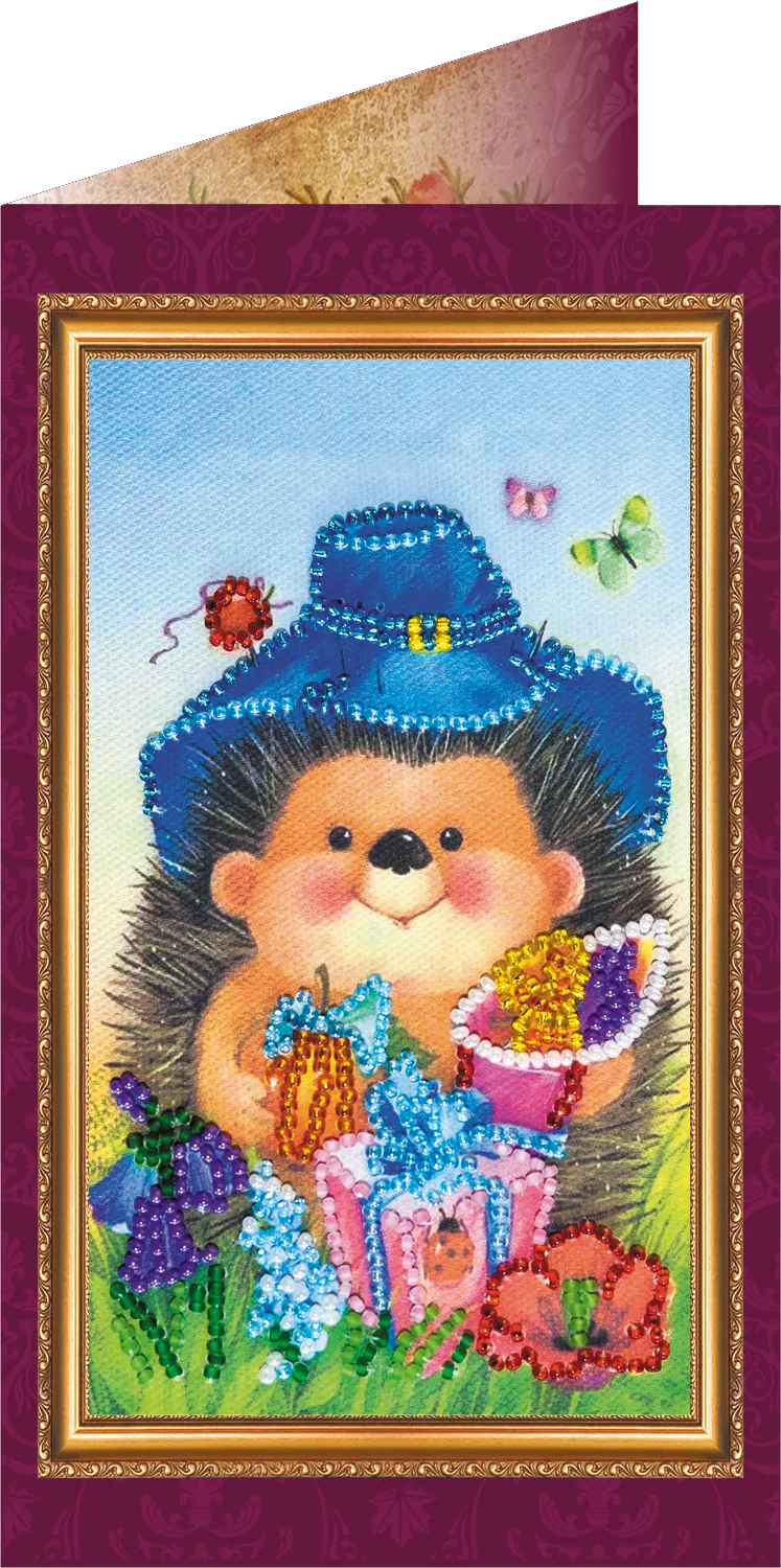 Postcards Bead Embroidery Kit Postcard Bead embroidery kit Congratulations – 8