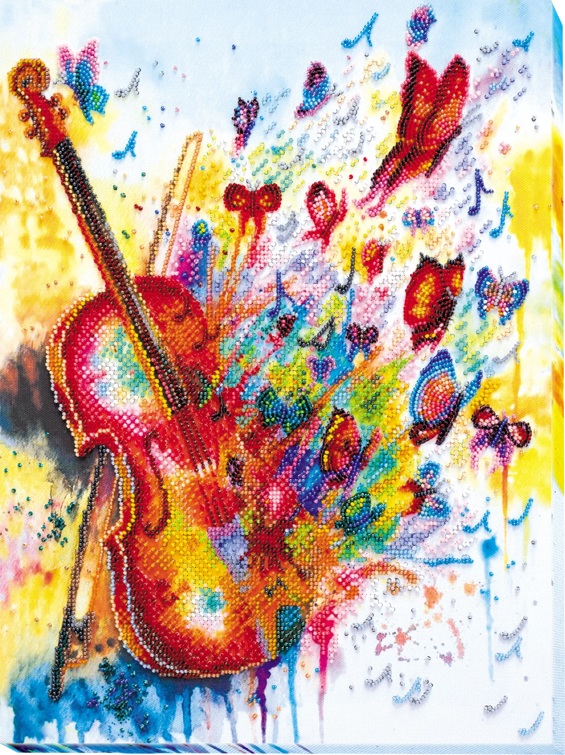 Bead Embroidery Kit Main Bead Embroidery Kit Sparks of sound (Musical display)