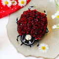 Brooch Embroidery Kit Decoration Ladybug