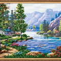 Bead Embroidery Kit Main bead embroidery kits Mountain morning