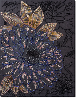 Bead Embroidery Kit Main Bead Embroidery Kit Blooming in the dark