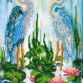 Bead Embroidery Kit Main Bead Embroidery Kit Herons