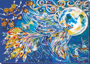 Bead Embroidery Kit Main Bead Embroidery Kit Bluebird of happiness