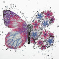 Bead Embroidery Kit Mini Bead embroidery kit Pink wings