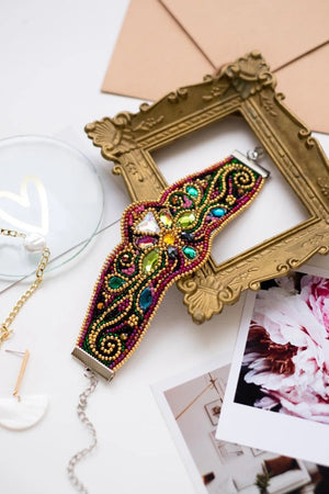 Bracelet Embroidery Kit Decoration Golden ornament
