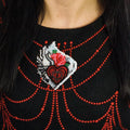 Bead Embroidery Kit On Clothes Decoration Secrets of the heart