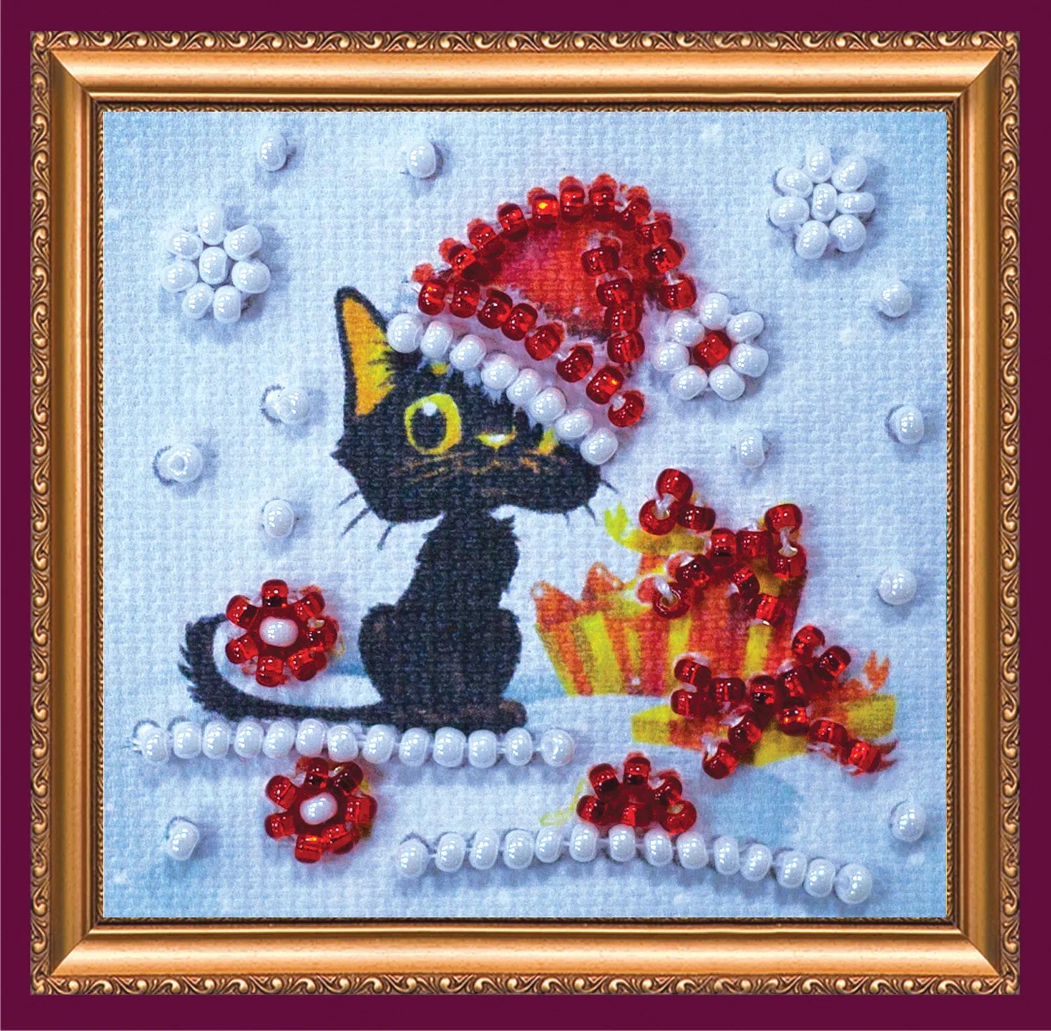 Magnets Bead Embroidery Kit Mini Magnets Bead embroidery kit New Year coming