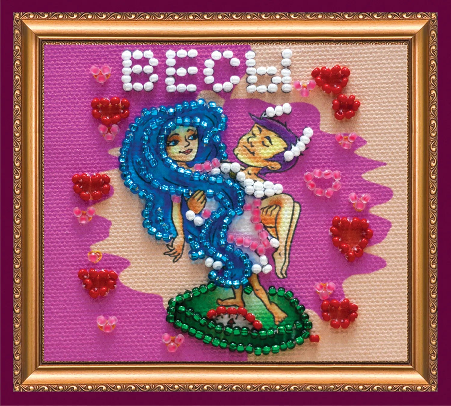 Magnets Bead Embroidery Kit Magnets Bead embroidery kit Libra