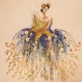 Bead Embroidery Kit Mid-sized bead embroidery kit Star waltz