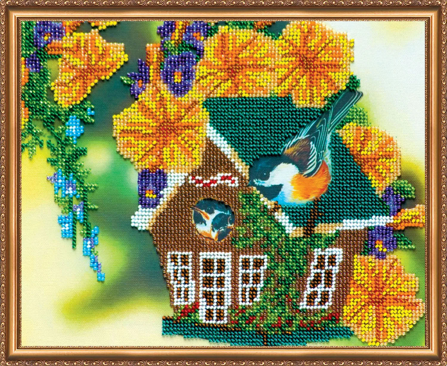 Bead Embroidery Kit Main Bead Embroidery Kit In the garden – 1