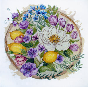 Cross Stitch Kit Cross-stitch kits A floral moment