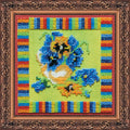 Bead Embroidery Kit Main Bead Embroidery Kit Pansies