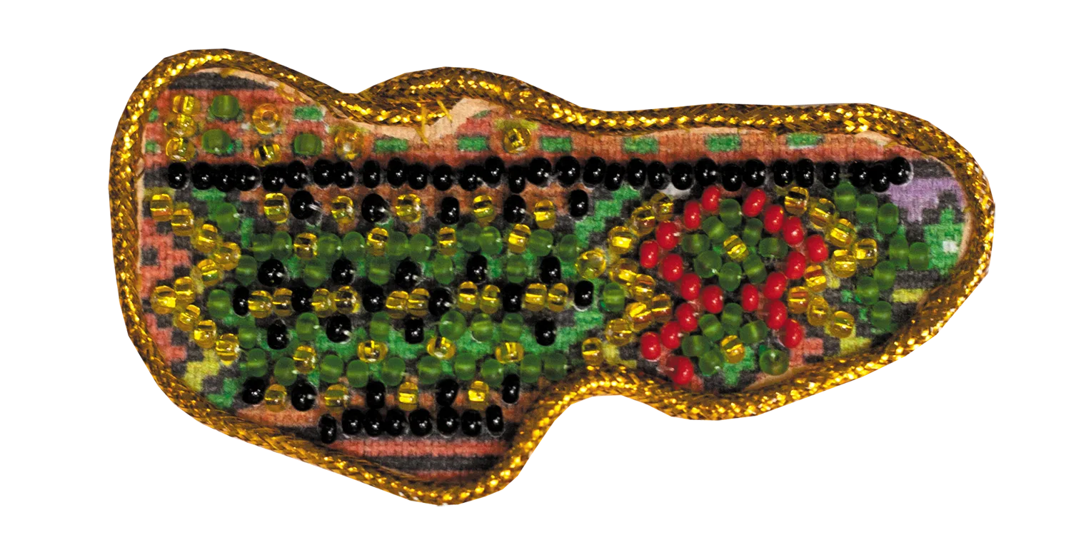 Magnets Bead Embroidery Kit Kits for embroidery with beads magnets "Map of Ukraine" Zacarpatska region