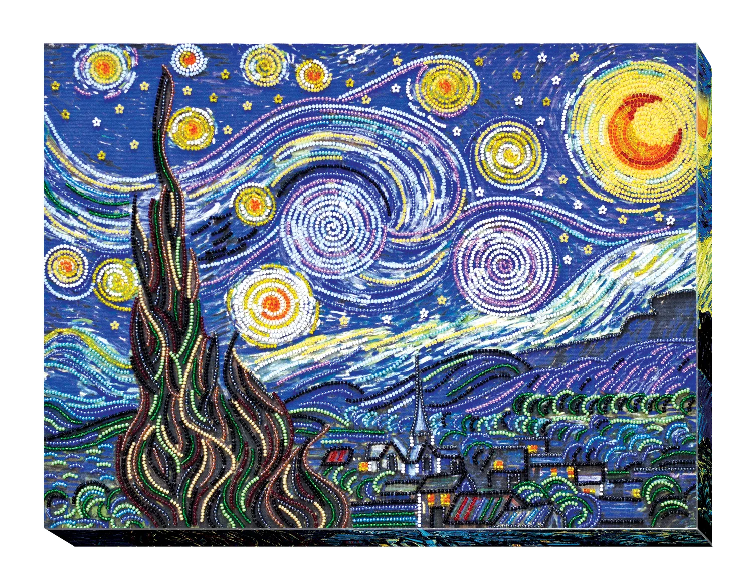 Bead Embroidery Kit Main Bead Embroidery Kit Starlight night