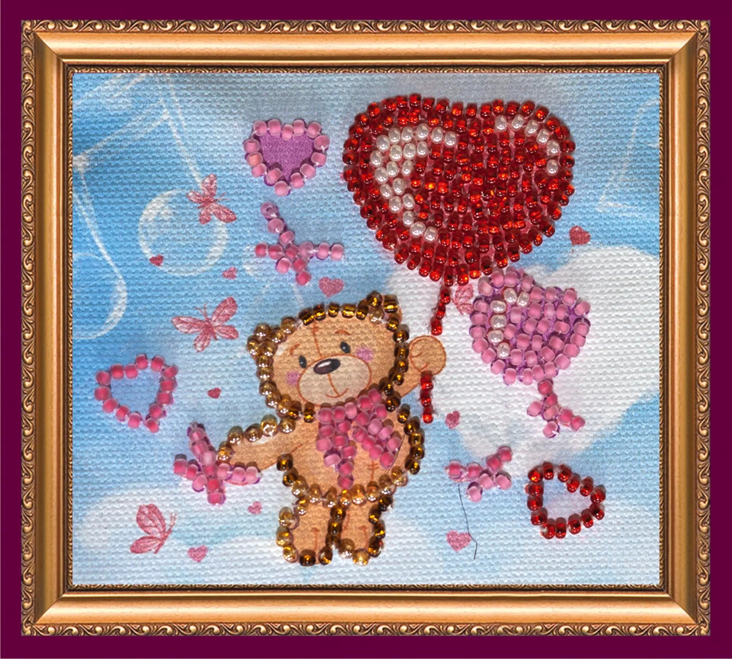 Magnets Bead Embroidery Kit Magnets Bead embroidery kit Air kiss
