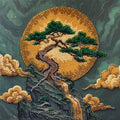Bead Embroidery Kit Mid-sized bead embroidery kit Tree of Wisdom