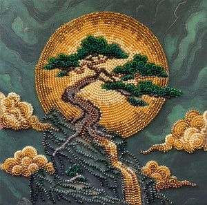 Bead Embroidery Kit Mid-sized bead embroidery kit Tree of Wisdom