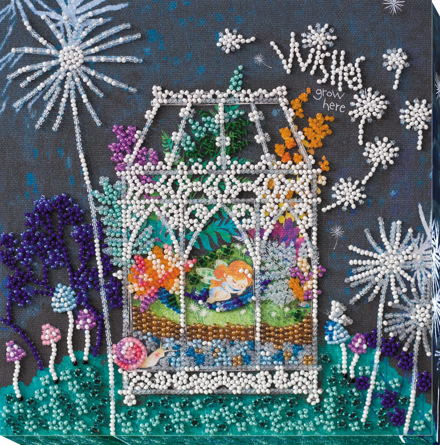Bead Embroidery Kit Mid-sized bead embroidery kit The cradle of dreams