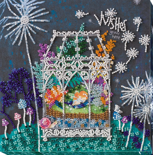 Bead Embroidery Kit Mid-sized bead embroidery kit The cradle of dreams