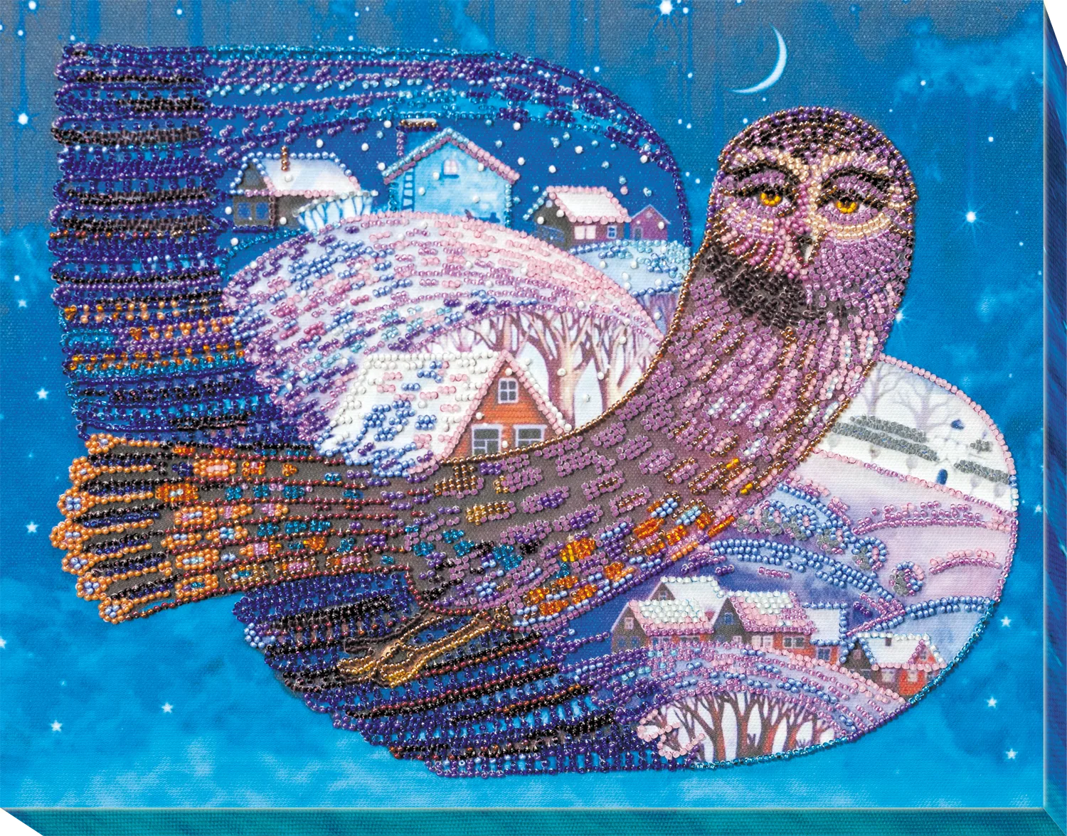 Bead Embroidery Kit Main Bead Embroidery Kit On the wings of the night