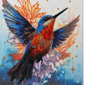 Bead Embroidery Kit Main Bead Embroidery Kit A colorful flap of a wing