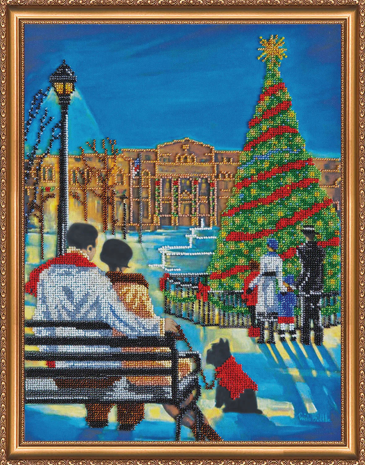 Bead Embroidery Kit Main Bead Embroidery Kit Snow Carnival