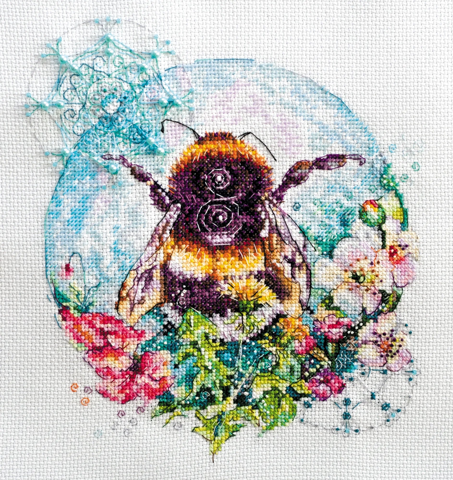 Cross Stitch Kit Cross-stitch kits Caramel spider web