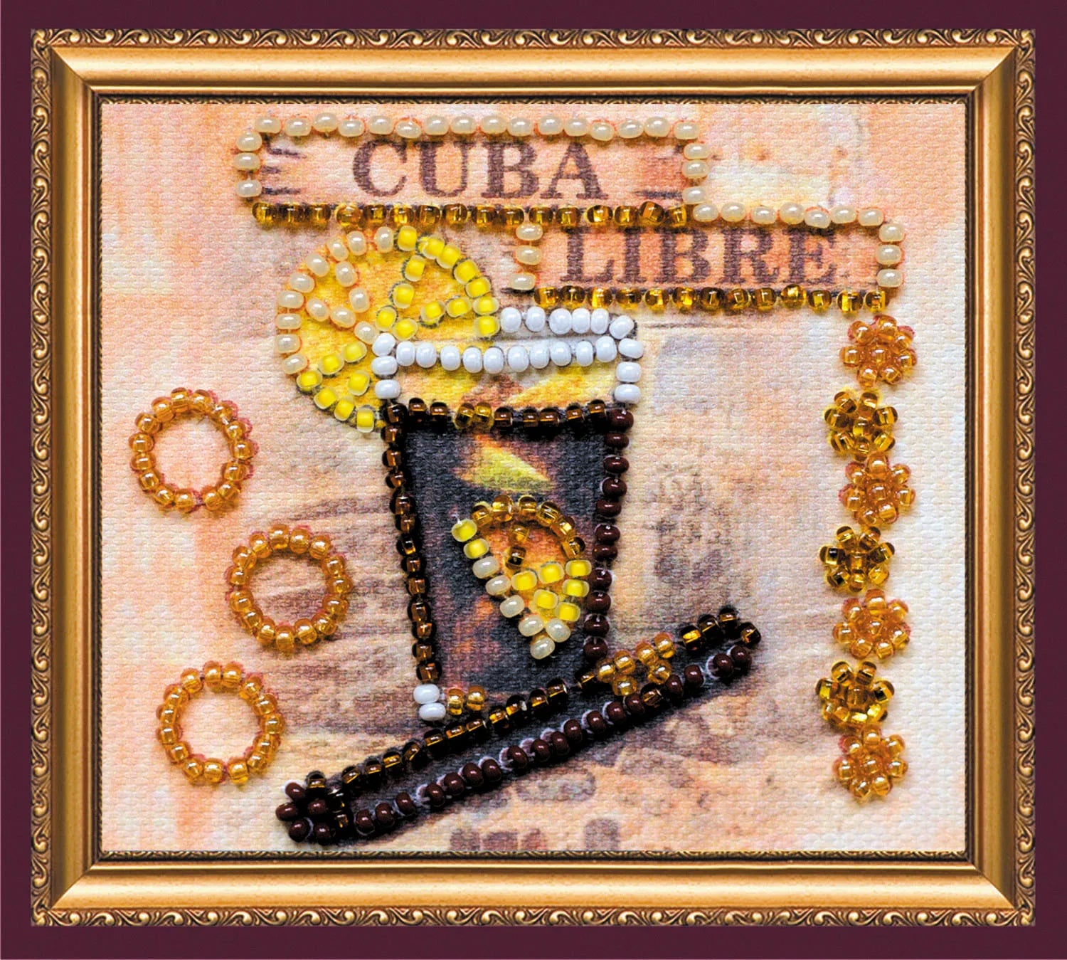 Magnets Bead Embroidery Kit Magnets Bead embroidery kit Cuba Libre